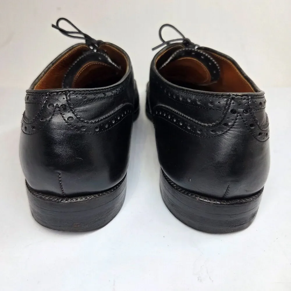 Alden 903 Hampton Mens Black Leather Wingtip Oxfords Size US 9.5 B/D